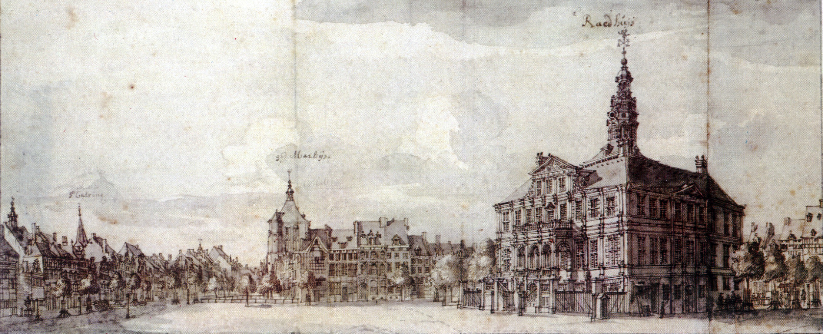 Zicht_op_de_Markt_in_Maastricht_(toeschrijving_J_de_Beijer,_ca_1740)