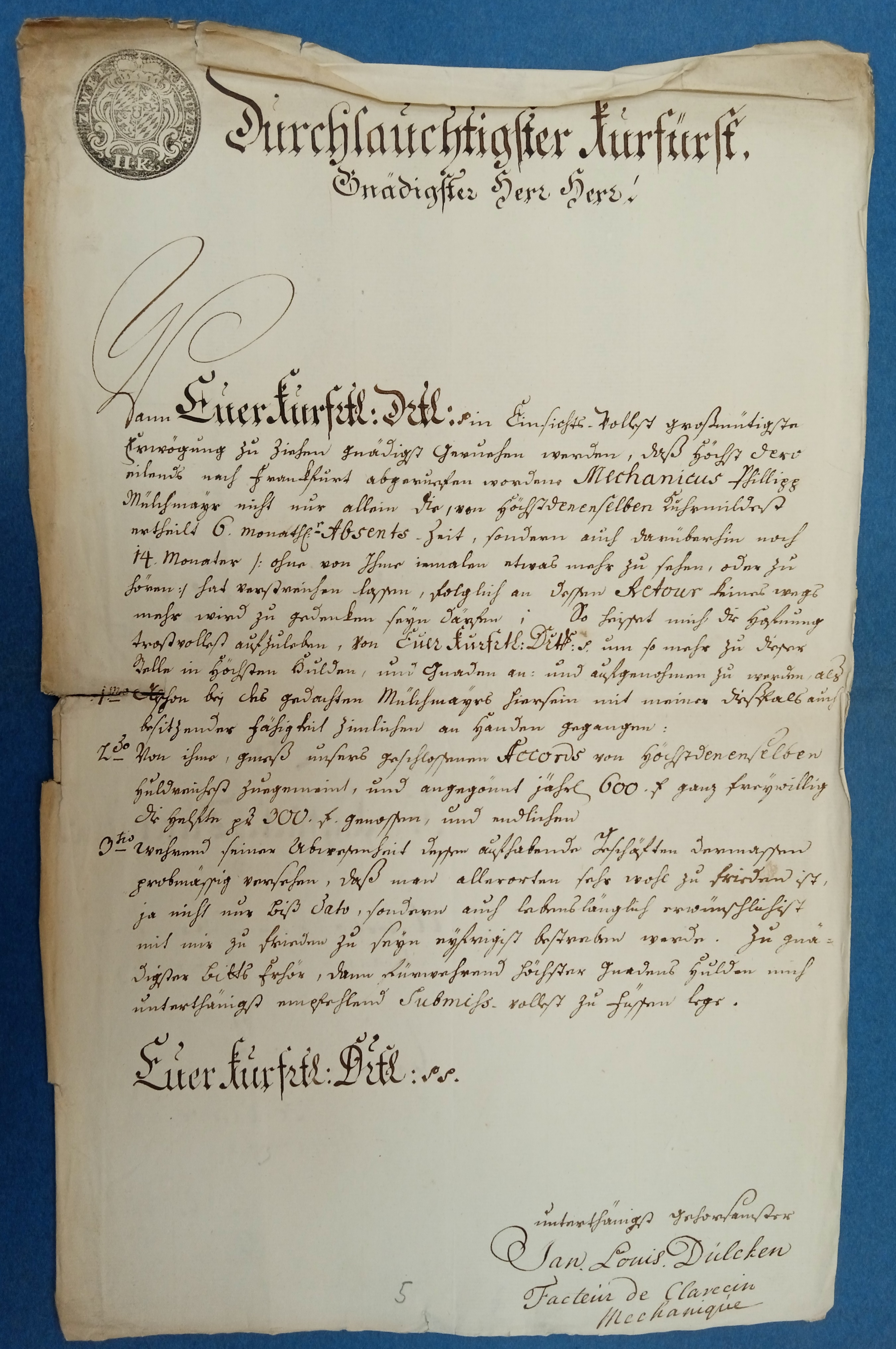 jan Louis:Keurvorst
