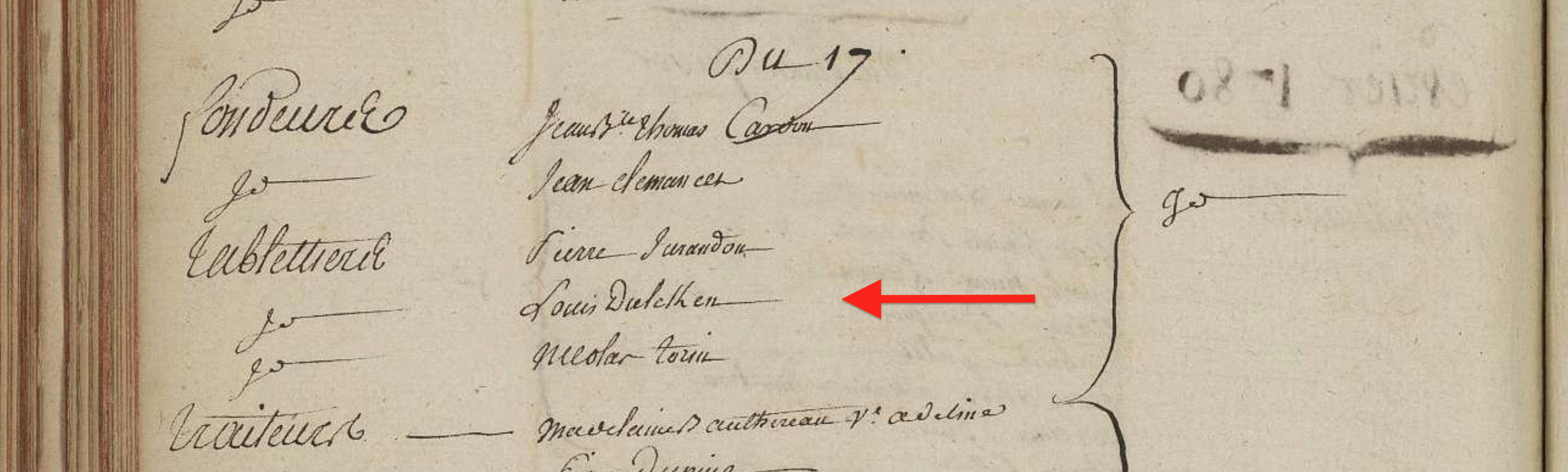 17 fevrier 1780