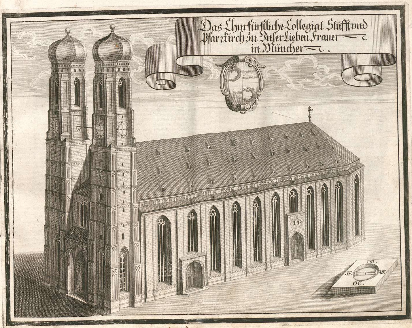 Wening München Frauenkirche Ansicht